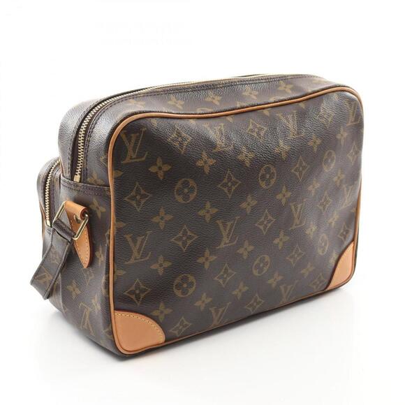 LOUIS VUITTON Brown Monogram Leather Shoulder Bag - Picture 3 of 9